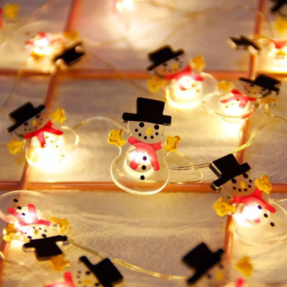 2M 20 LED Christmas Decoration String Lights Santa Claus Snowflakes Xmas Tree Hanging Ornament Fairy Light 2022 New Year Gifts
2M 20 LED Christmas Decoration String Lights Santa Claus Snowflakes Xmas Tree Hanging Ornament Fairy Light 2022 New Year Gifts