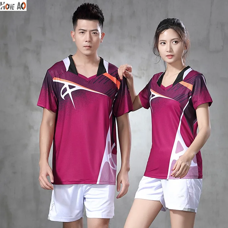 HOWE AO Adsmoney high quality tennis suits for men and women in sports wear short-sleeved t-shirts badminton wear t-shirts
HOWE AO Adsmoney high quality tennis suits for men and women in sports wear short-sleeved t-shirts badminton wear t-shirts