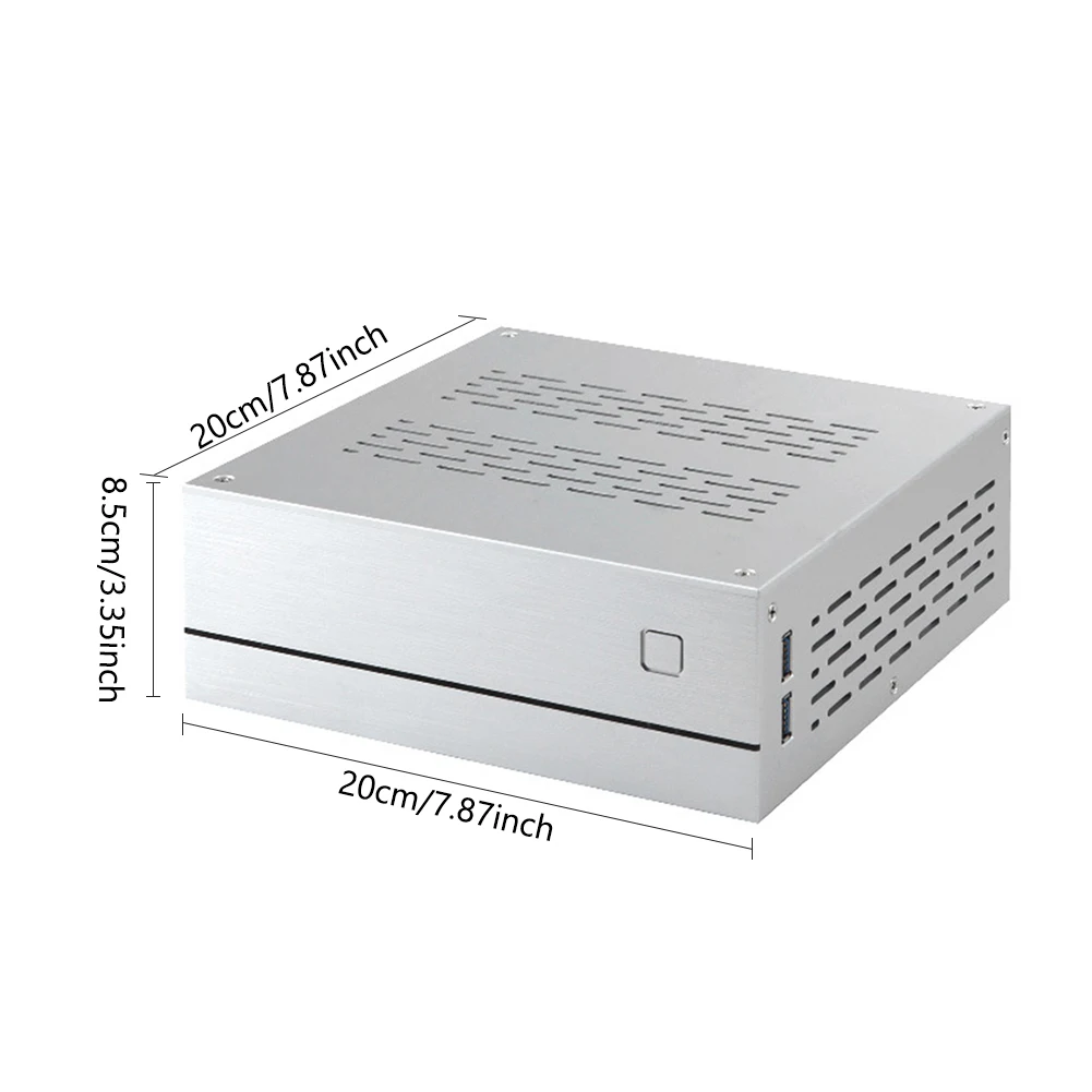 HTPC Case Aluminum Front Door Media Center USB 3.0 Interface Support Fans Steel Body Lockable Office Home Plug And Play Computer
HTPC Case Aluminum Front Door Media Center USB 3.0 Interface Support Fans Steel Body Lockable Office Home Plug And Play Computer