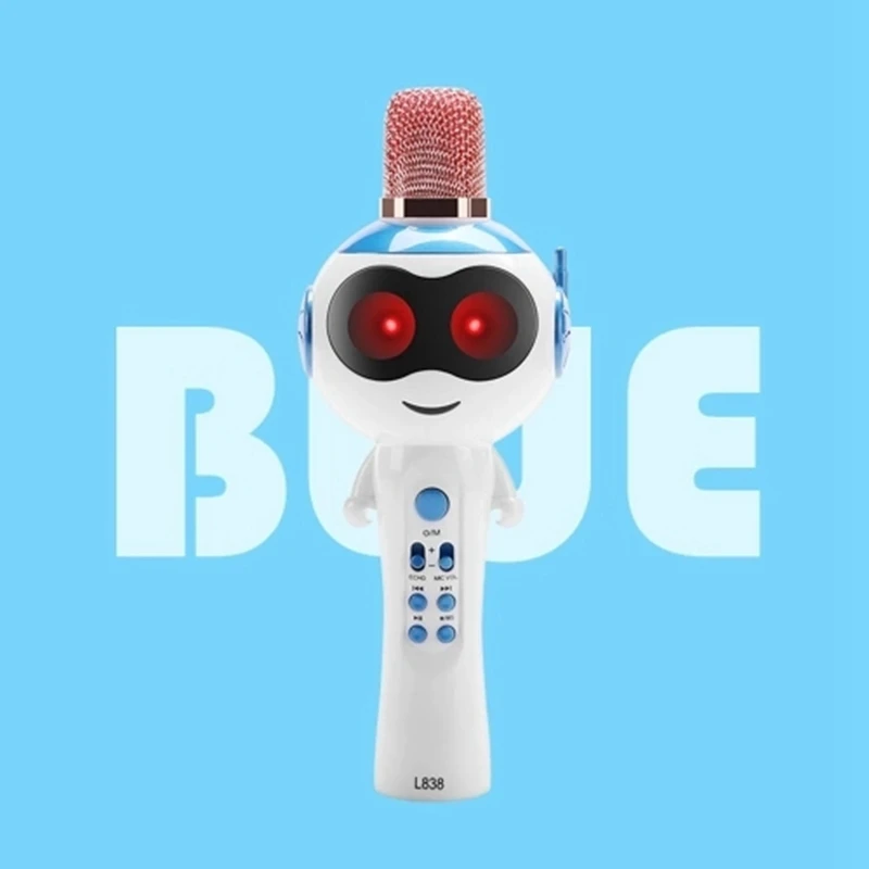 L838 детский беспроводной микрофон караоке плеер BT4.2 динамик для iPhone IPad Android