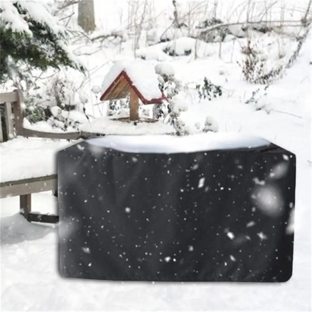 Patio Table Cover Black 210D Oxford Cloth Dustproof Waterproof Square Furniture Cover For Outdoors Garden Courtyard 
Patio Table Cover Black 210D Oxford Cloth Dustproof Waterproof Square Furniture Cover For Outdoors Garden Courtyard
