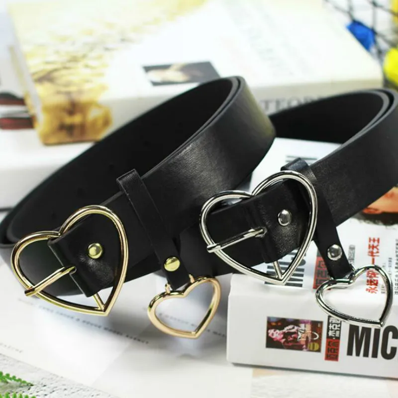 Harajuku Leather Belts for Women Metal Buckle Heart Belt Waistband Wedding Party Dress Jeans Decor For Ladies Belt pasek damski
Harajuku Leather Belts for Women Metal Buckle Heart Belt Waistband Wedding Party Dress Jeans Decor For Ladies Belt pasek damski