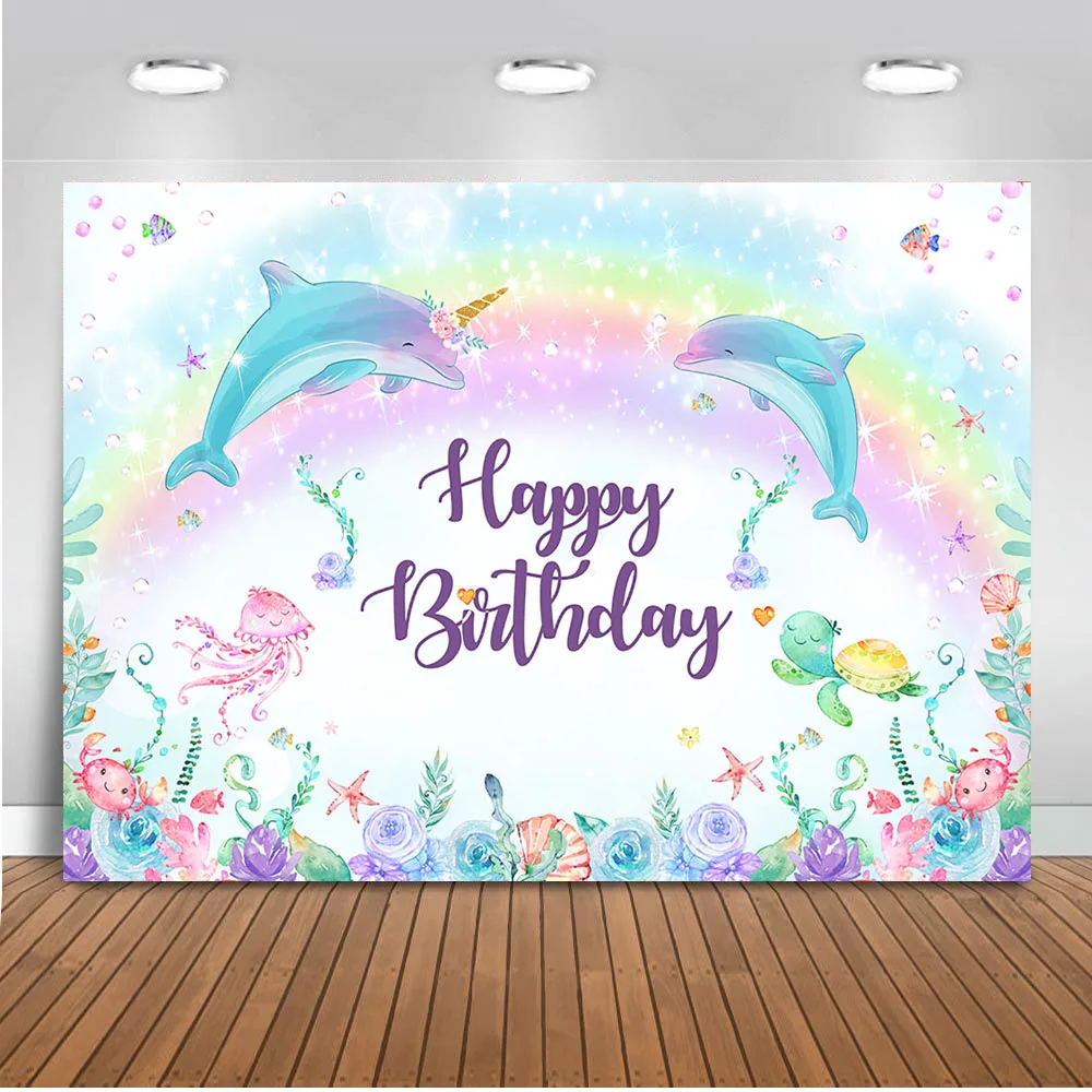 Dolphin backdrop for photography rainbow background for party decoration rainbow under the sea photo backdrops birthday party
Dolphin backdrop for photography rainbow background for party decoration rainbow under the sea photo backdrops birthday party