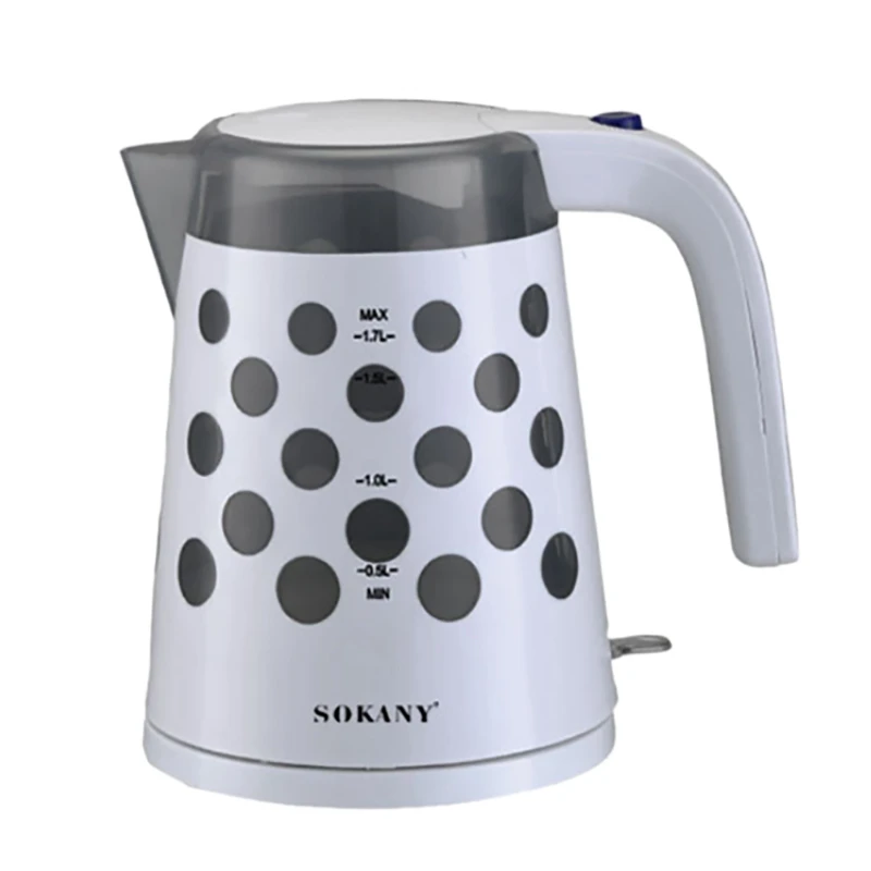 

Электрический чайник SOKANY из нержавеющей стали с автоматическим выключением, электрический чайник с низким уровнем шума, европейская вилка