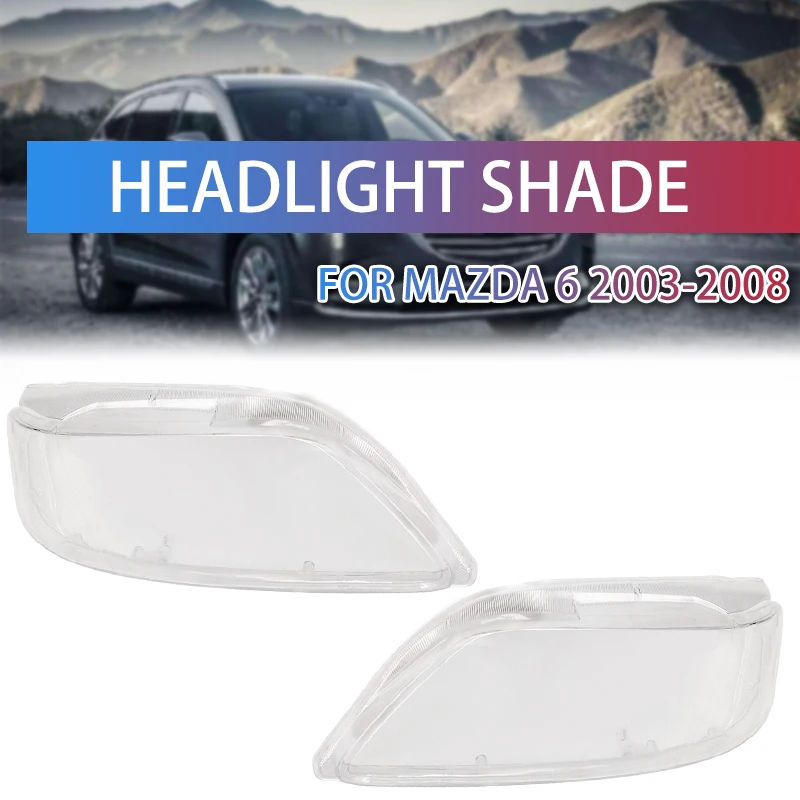 2pcs Car Headlight Headlamp Plastic Clear Shell Lamp Cover Replacement Lens Cover 60cmx6cm For Mazda 6 2003-2008
2pcs Car Headlight Headlamp Plastic Clear Shell Lamp Cover Replacement Lens Cover 60cmx6cm For Mazda 6 2003-2008