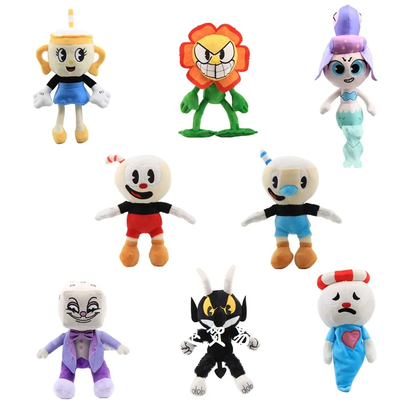 Original Cuphead Plush Doll Toys Mugman The Chalice Soft Plush Stuffed Toys Cute Cartoon Doll For Kid Children Christmas Gifts
Original Cuphead Plush Doll Toys Mugman The Chalice Soft Plush Stuffed Toys Cute Cartoon Doll For Kid Children Christmas Gifts