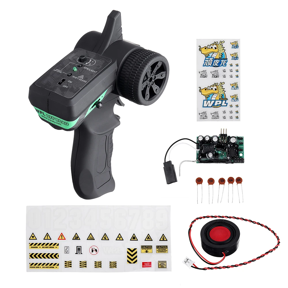 1/16 RC Car V3 Diesel Gas Version Upgraded Sound System All-in-one Electronics For WPL B14 B24 B16 B36 Vehicles Spare Parts
1/16 RC Car V3 Diesel Gas Version Upgraded Sound System All-in-one Electronics For WPL B14 B24 B16 B36 Vehicles Spare Parts