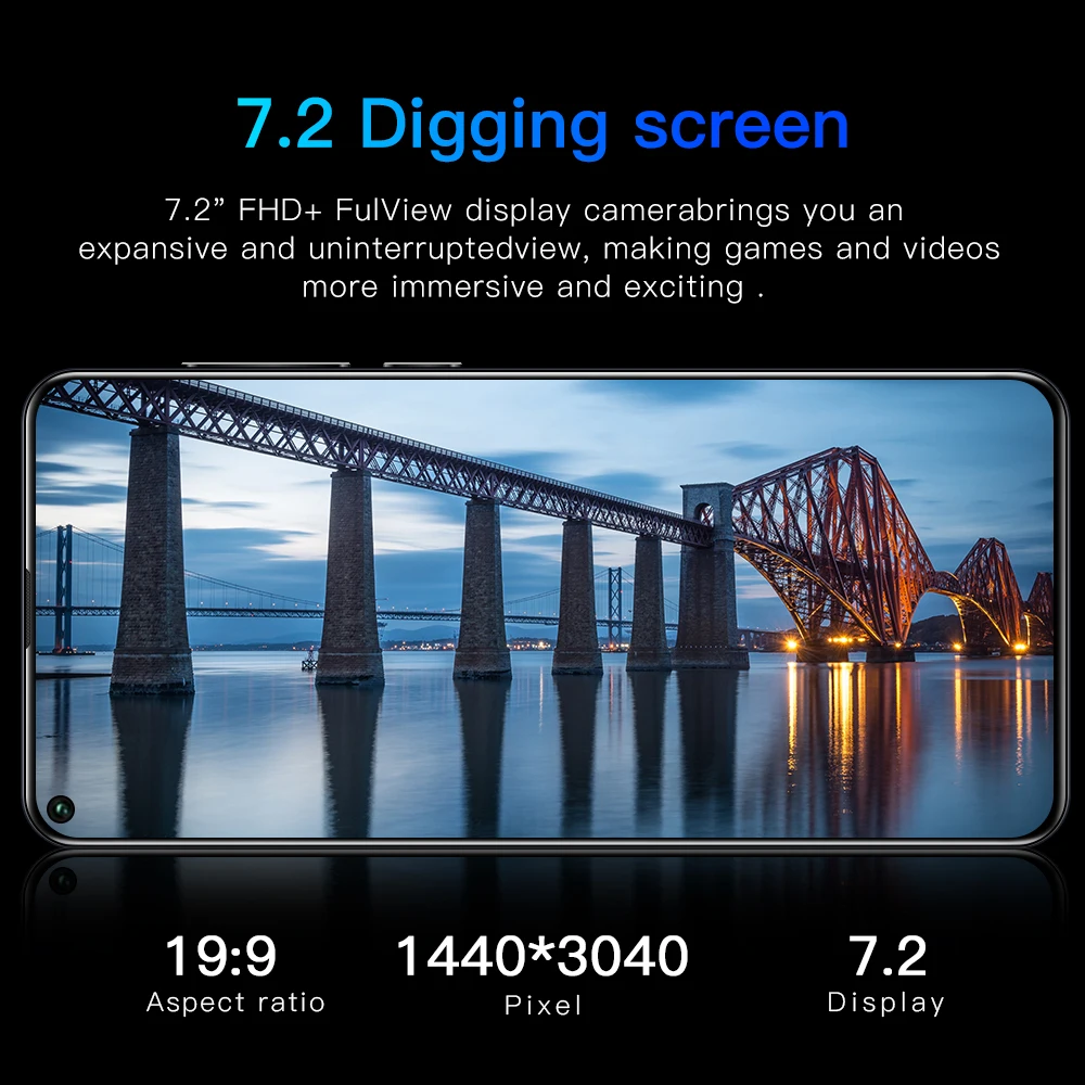 X50 Pro+ Smartphones 7.2 Inch 5G LET Android10 12GB+512GB Mobile Phones MTK6889 10-Core 5800mAh Battery Dual SIM Card Cellphones
X50 Pro+ Smartphones 7.2 Inch 5G LET Android10 12GB+512GB Mobile Phones MTK6889 10-Core 5800mAh Battery Dual SIM Card Cellphones