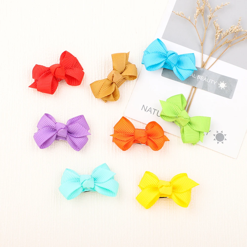 25Pcs/Lot Solid Color Bows Hair Clip For Kids Girls Hairpins Handmade Grosgrain Ribbon Knot Headwear Children Hair Accessories 
25Pcs/Lot Solid Color Bows Hair Clip For Kids Girls Hairpins Handmade Grosgrain Ribbon Knot Headwear Children Hair Accessories