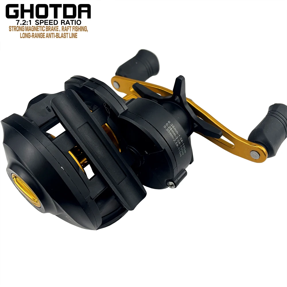 Baitcasting Reel 7.2:1 17+1BB Gear Ratio Fishing Reels Magnetic Brake System Saltwater Bait Casting Reel Fishing
Baitcasting Reel 7.2:1 17+1BB Gear Ratio Fishing Reels Magnetic Brake System Saltwater Bait Casting Reel Fishing