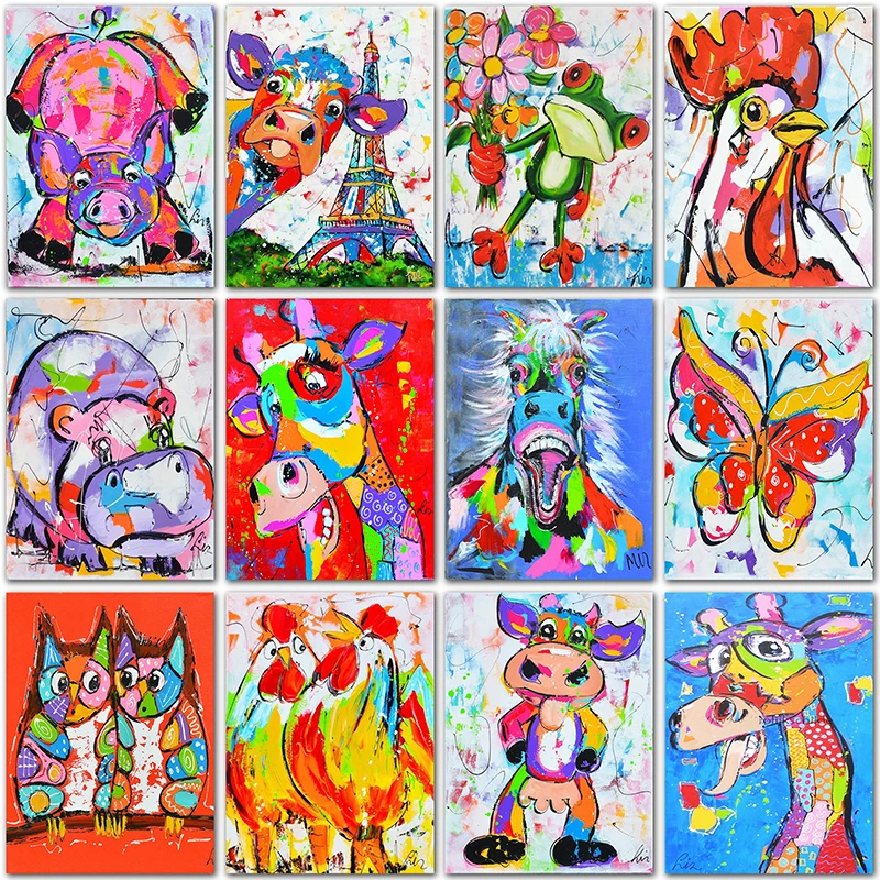 ZOOYA Diamond Painting Animals Diamond Embroidery Cartoon Color Cow Horse Full Square&Round Diamond Mosaic Cross Stitch Wall Art
ZOOYA Diamond Painting Animals Diamond Embroidery Cartoon Color Cow Horse Full Square&Round Diamond Mosaic Cross Stitch Wall Art