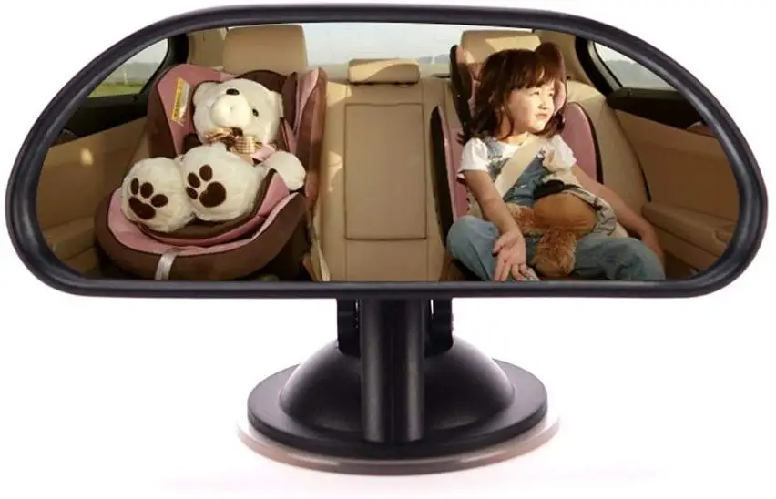 Детское автомобильное зеркало заднего вида широкоугольное противоударное