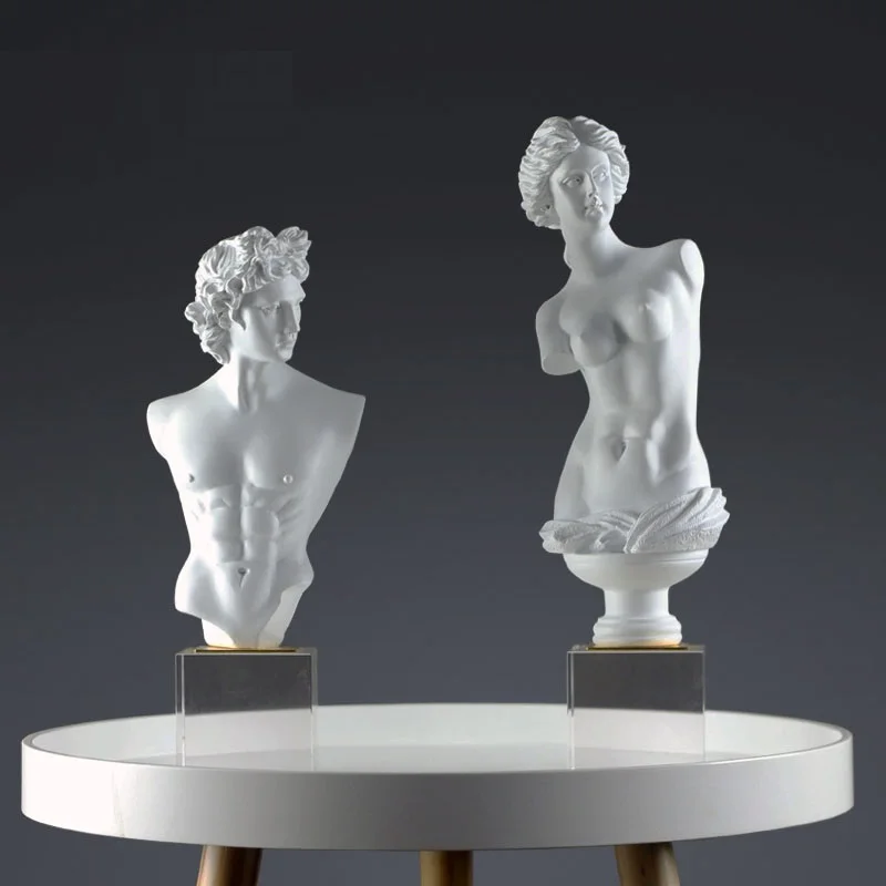 Nordic Arts David Venus Goddess Bust Statue Creative Figure Head Portraits Sculpture Resin Art&Craft Decorations For Home R4108 
Nordic Arts David Venus Goddess Bust Statue Creative Figure Head Portraits Sculpture Resin Art&Craft Decorations For Home R4108