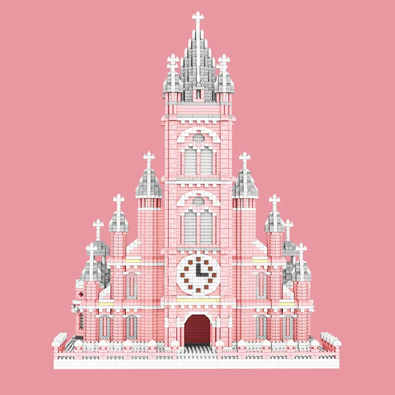 World Famous Architecture Sacred Heart Church DIY Diamond Building Cartoon Blocks Pink Brick Kids Toy Gift 6410pcs
World Famous Architecture Sacred Heart Church DIY Diamond Building Cartoon Blocks Pink Brick Kids Toy Gift 6410pcs