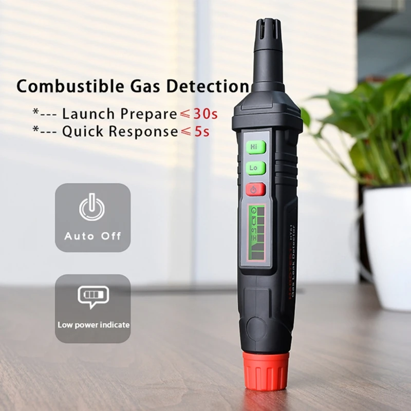 Handheld Portable Gas Leak Detector Alarm Combustible Flammable Natural Methane F7QC
Handheld Portable Gas Leak Detector Alarm Combustible Flammable Natural Methane F7QC