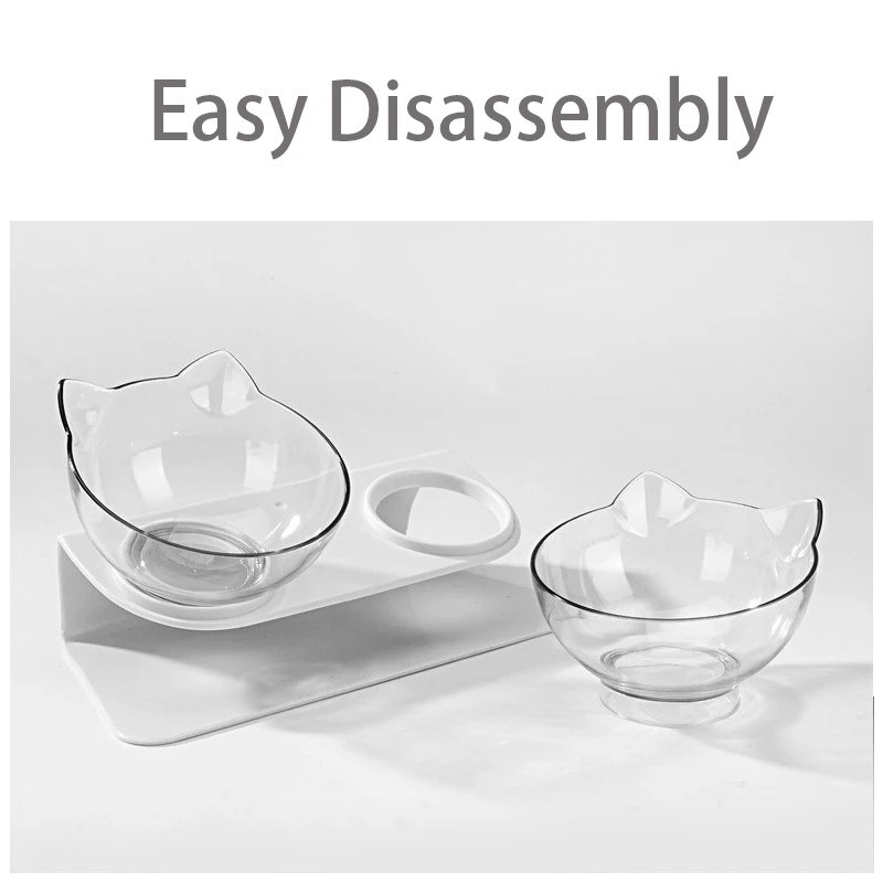 Cat Double Bowl Kitten Bowl Dog Transparent Material Drinking Dish Feeder Cat Puppy Feeding Dog Supplies Small Accessories
Cat Double Bowl Kitten Bowl Dog Transparent Material Drinking Dish Feeder Cat Puppy Feeding Dog Supplies Small Accessories