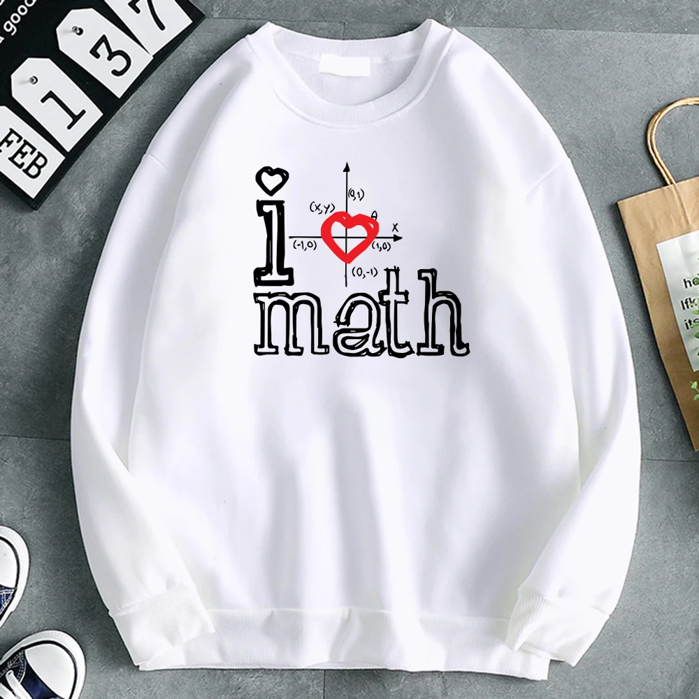 I Love Math Letter Pattern Print Sweatshirts Women Oversized Casual Tops Female Loose O-Neck Sweatshirt Harajukua Style Clothes
I Love Math Letter Pattern Print Sweatshirts Women Oversized Casual Tops Female Loose O-Neck Sweatshirt Harajukua Style Clothes