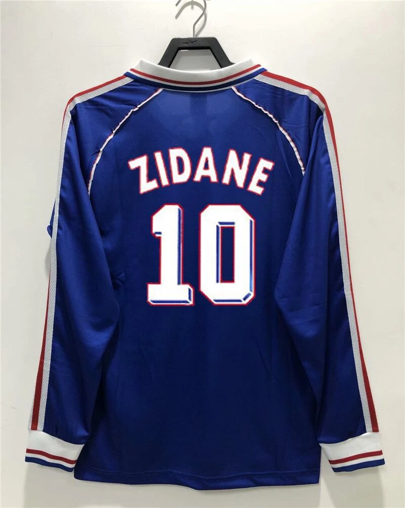 1998 French Men's Retro Football Jersey T-shirt Zidane 10 Henry 12 Classic Men Long Sleeve Shirts Vintage Jersey Fast Shipping.
1998 French Men's Retro Football Jersey T-shirt Zidane 10 Henry 12 Classic Men Long Sleeve Shirts Vintage Jersey Fast Shipping.