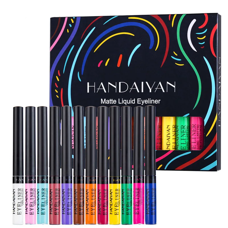 Colorful Eyeliner Pencil Eyes Liquid Eye Liner Pen Makeup Color Eyeliners Waterproof Felt-tip Eyliner Cosmetics Brown for Women
Colorful Eyeliner Pencil Eyes Liquid Eye Liner Pen Makeup Color Eyeliners Waterproof Felt-tip Eyliner Cosmetics Brown for Women