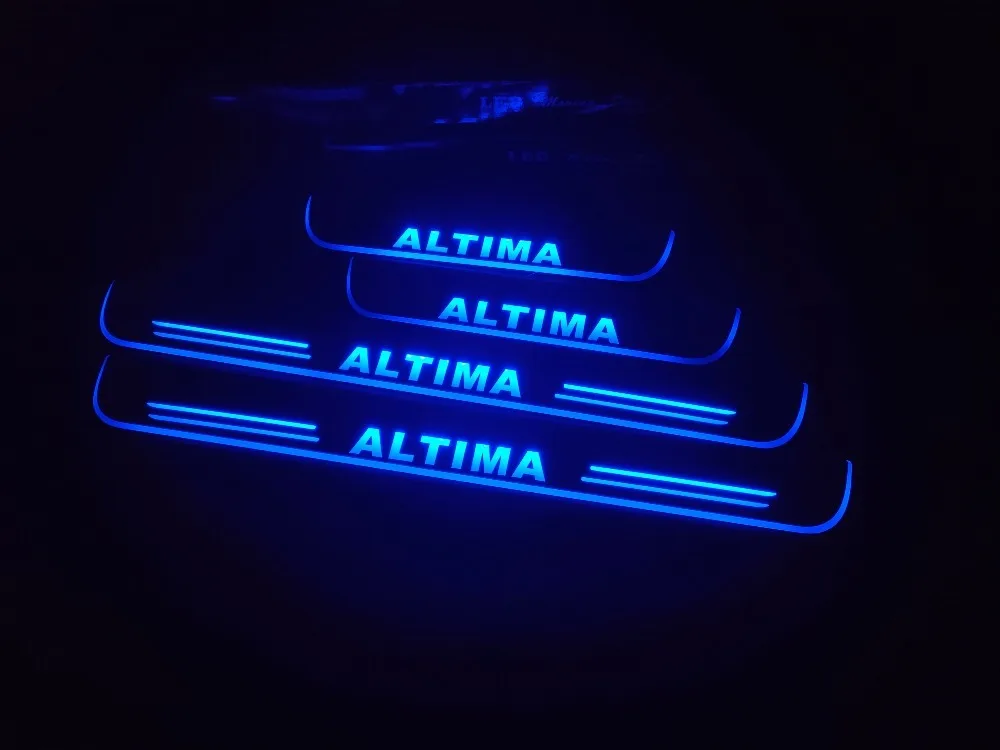 Osmrk led moving door scuff for Nissan altima dynamic door sill plate lining overlays guards flowing/fixed light
Osmrk led moving door scuff for Nissan altima dynamic door sill plate lining overlays guards flowing/fixed light