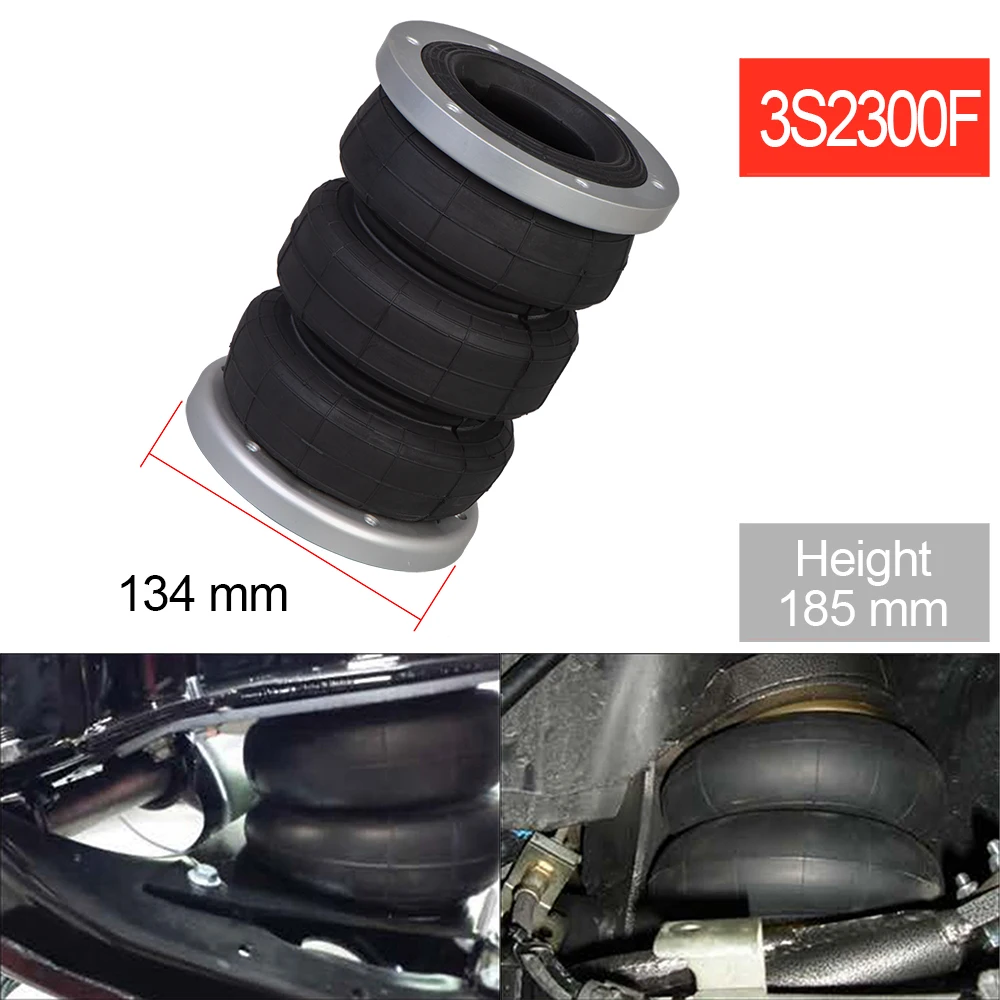 1PCS Universal Air Suspension Kit Bag Pneumatic Shock Absorber 3S2300F With Aluminium Flange
1PCS Universal Air Suspension Kit Bag Pneumatic Shock Absorber 3S2300F With Aluminium Flange