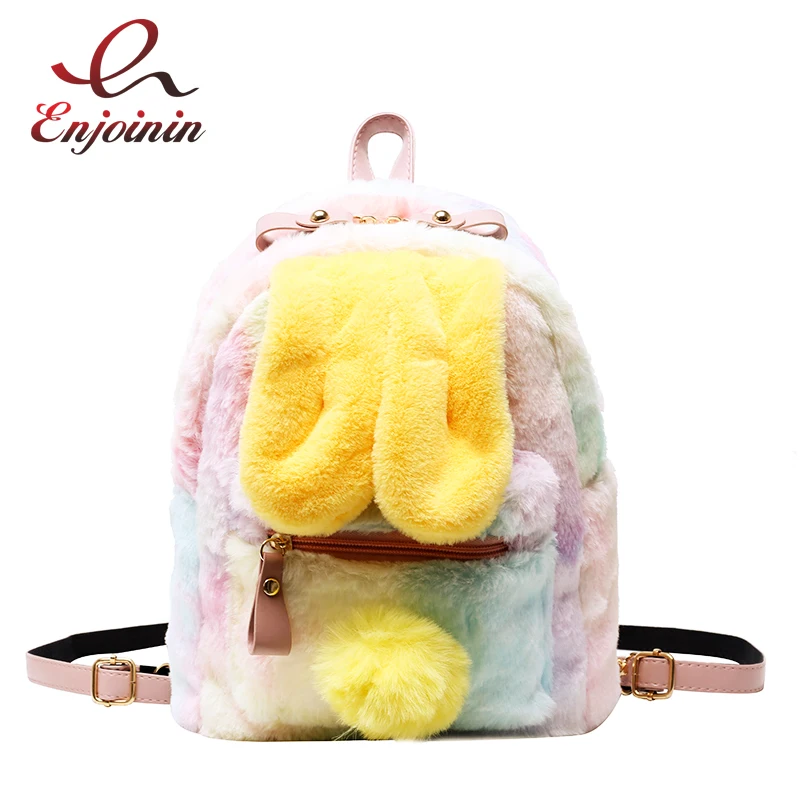 Simple Rabbit Design Plush Backpack 2021 Trend Ladies Winter Backpack Ladies Travel Backpack
Simple Rabbit Design Plush Backpack 2021 Trend Ladies Winter Backpack Ladies Travel Backpack