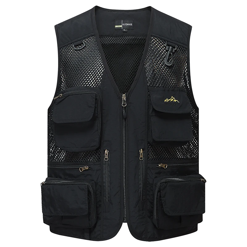 ishing Vest Men Multi Pockets Photographer Waistcoat Travel Sleeveless Jackets with Many 13 Pockets Mesh Breathable Detachable F
ishing Vest Men Multi Pockets Photographer Waistcoat Travel Sleeveless Jackets with Many 13 Pockets Mesh Breathable Detachable F