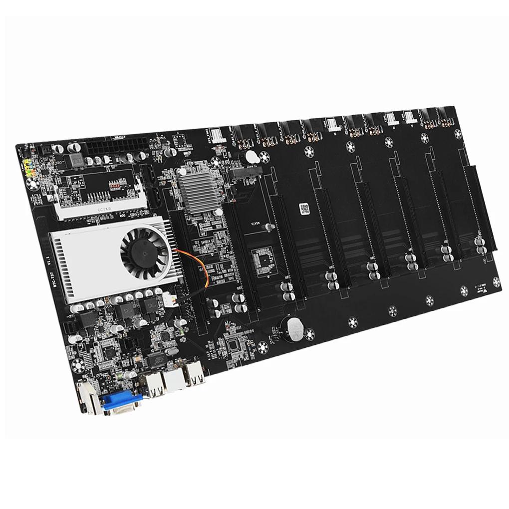 BTC-37 Miner Motherboard CPU Set 8 Video Card Slot DDR3 Memory Integrated VGA Interface Low Power Consumption
BTC-37 Miner Motherboard CPU Set 8 Video Card Slot DDR3 Memory Integrated VGA Interface Low Power Consumption