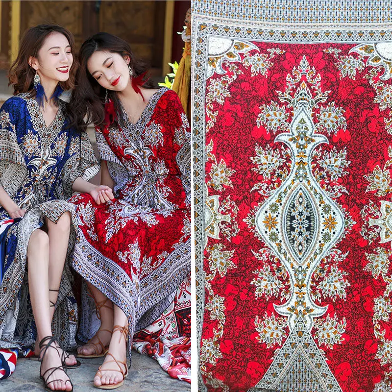 Fashion Pastoral Small Floral Artificial Cotton Fabric Summer Dress Rayon Mulberry Silk Home Service Mercerized Cotton Fabric
Fashion Pastoral Small Floral Artificial Cotton Fabric Summer Dress Rayon Mulberry Silk Home Service Mercerized Cotton Fabric