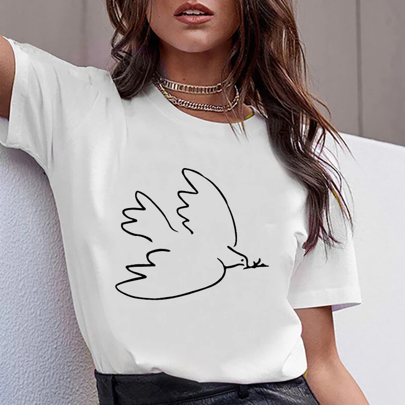 Summer Simple Casual T-shirt Stick figure T shirt Funny Graphics Round neck Short-sleeved Tshirt Lady Women t shirt 2021 Tshirt
Summer Simple Casual T-shirt Stick figure T shirt Funny Graphics Round neck Short-sleeved Tshirt Lady Women t shirt 2021 Tshirt