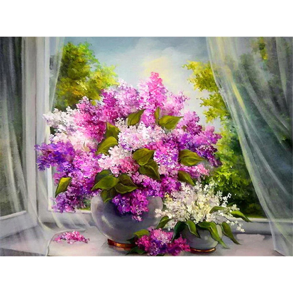 Flowers Purple DIY Cross Stitch Embroidery 11CT Kits Craft Needlework Set Printed Canvas Cotton Thread Home Wholesale
Flowers Purple DIY Cross Stitch Embroidery 11CT Kits Craft Needlework Set Printed Canvas Cotton Thread Home Wholesale