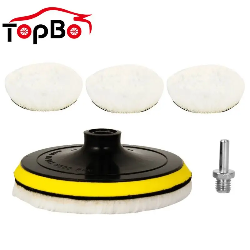 5Pcs Universal 3"/4"/5" Polisher Buffer Soft Artificial Woollen Bonnet Pad White Car Detailing Waxing Polishing Accessories Kit
5Pcs Universal 3"/4"/5" Polisher Buffer Soft Artificial Woollen Bonnet Pad White Car Detailing Waxing Polishing Accessories Kit