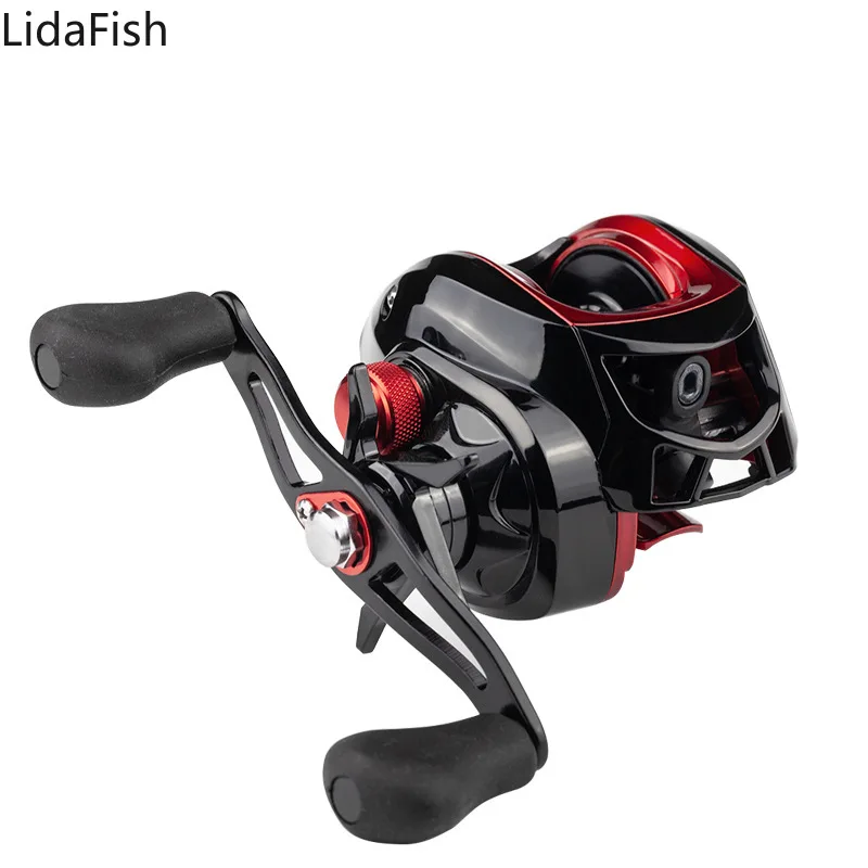 LidaFish Brand Baitcasting Reel 7.1:1 Left/Right Hand Carp Fishing Reel 4.5KG Drag Saltwater Reel pesca
LidaFish Brand Baitcasting Reel 7.1:1 Left/Right Hand Carp Fishing Reel 4.5KG Drag Saltwater Reel pesca