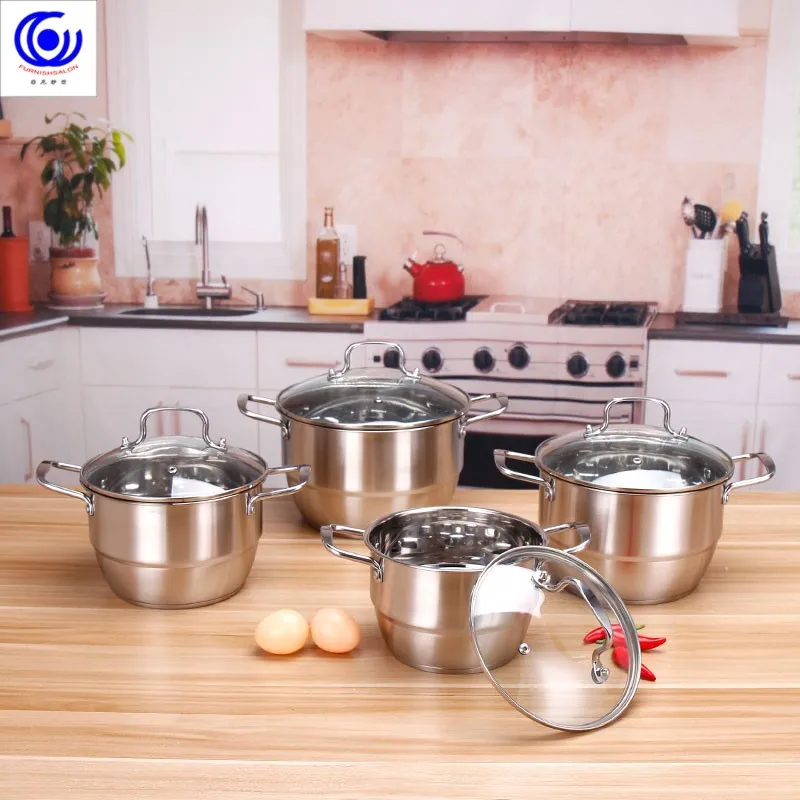 Steel soup pot stew non-magnetic hot pots thickened steamer household stainless steel double bottom 
Steel soup pot stew non-magnetic hot pots thickened steamer household stainless steel double bottom