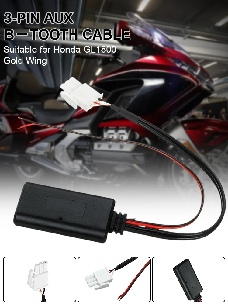 Motorcycle bluetooth-compatible Adapter Module Radio Stereo Aux Audio Cable for Honda for GL1800 Motorcycle Accessories
Motorcycle bluetooth-compatible Adapter Module Radio Stereo Aux Audio Cable for Honda for GL1800 Motorcycle Accessories