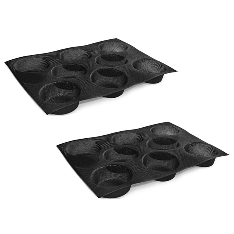 Practical 2 Pack Silicone Hamburger Bread Forms,Perforated Baking Molds, Silicone Baking Mould,Bread Buns Mold 8 Cavities
Practical 2 Pack Silicone Hamburger Bread Forms,Perforated Baking Molds, Silicone Baking Mould,Bread Buns Mold 8 Cavities