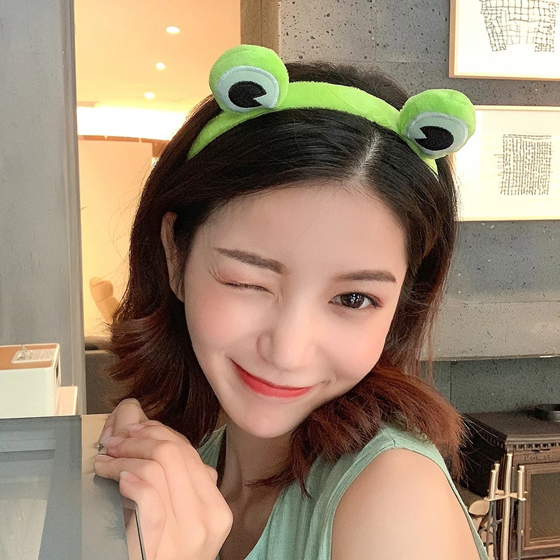Funny Frog Makeup Headband Wide-brimmed Elastic Hairbands Cute Girls Hair Bands Women Hair Accessories Girls Hairband
Funny Frog Makeup Headband Wide-brimmed Elastic Hairbands Cute Girls Hair Bands Women Hair Accessories Girls Hairband