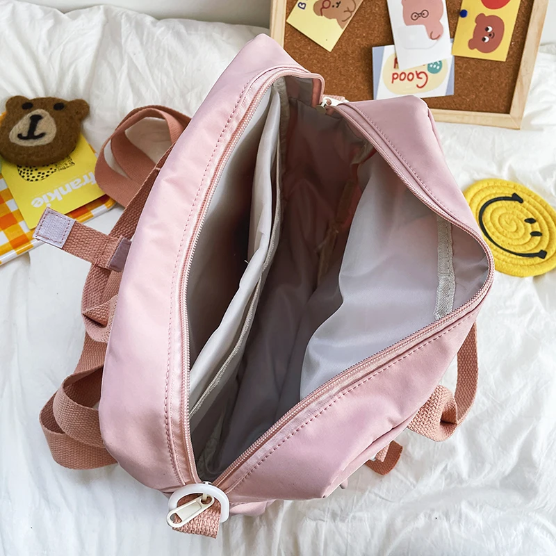

Korean Student Campus Waterproof Backpack Women Multi-functional Travel Backpacks 2021 Schoolbags for Teenage Girls Shoulder Bag