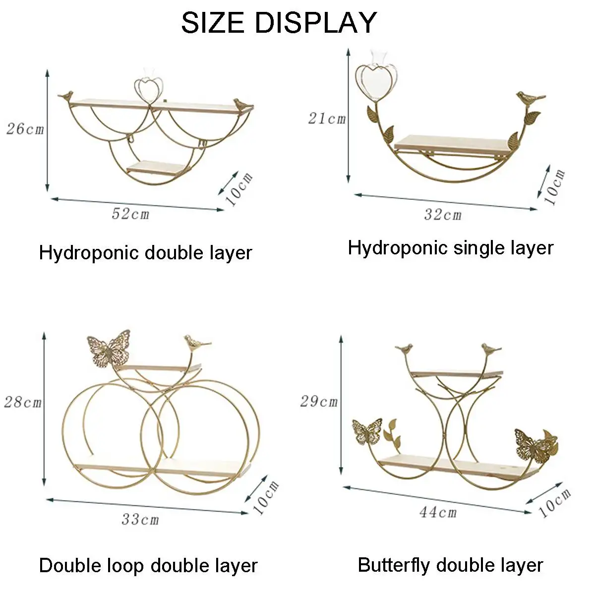 Nordic Style Metal Wall Shelf Wall Mounted Storage Rack Decorative Shelf Double Layer Solid Iron Home Livingroom Bathroom Decor
Nordic Style Metal Wall Shelf Wall Mounted Storage Rack Decorative Shelf Double Layer Solid Iron Home Livingroom Bathroom Decor