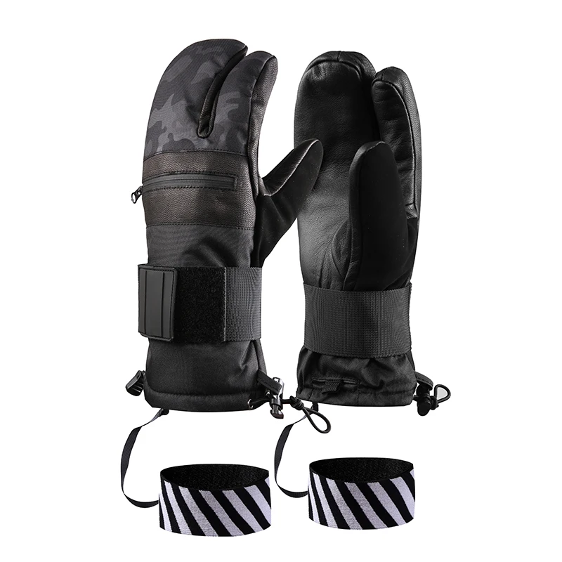 Зимние водонепроницаемые лыжные перчатки с пятью пальцами для сноуборда |