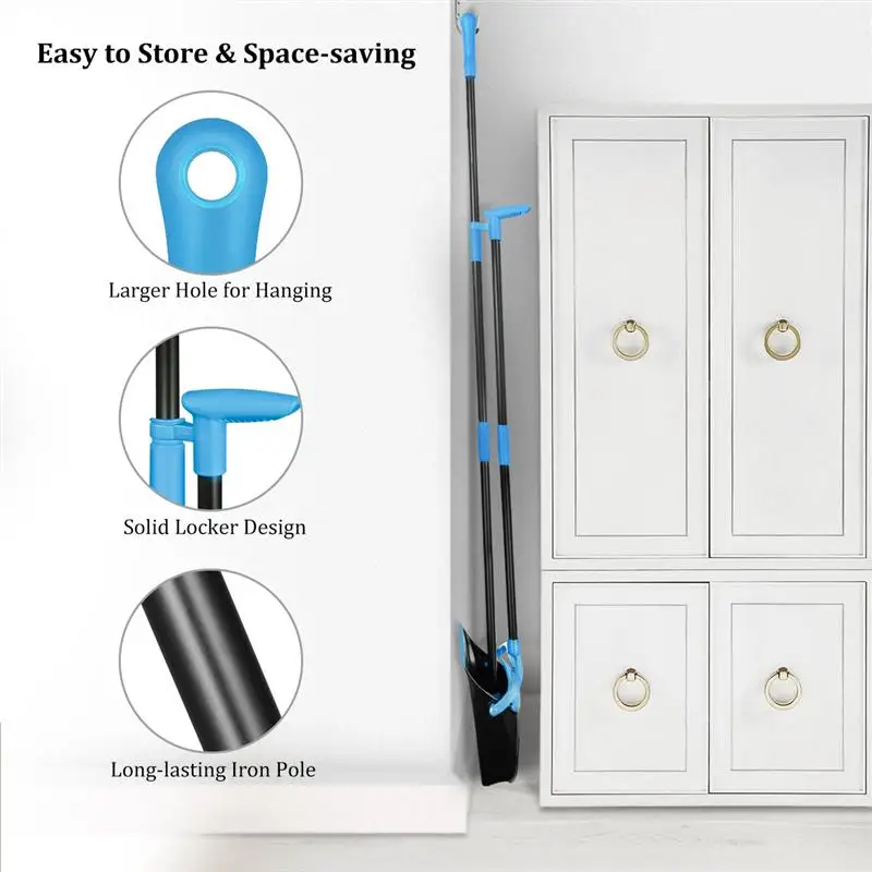 Upgraded Broom And Dustpan Set Extendable Broomstick And Dust Pan Combo For Home Broom And Dustpan Set Black And Blue
Upgraded Broom And Dustpan Set Extendable Broomstick And Dust Pan Combo For Home Broom And Dustpan Set Black And Blue