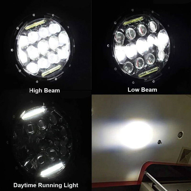 2PCS LED Headlight for Jeep Wrangler 7inch 75W Round LED head light lamp with Daytime Running Light DRL High Low Beam for Jeep W
2PCS LED Headlight for Jeep Wrangler 7inch 75W Round LED head light lamp with Daytime Running Light DRL High Low Beam for Jeep W