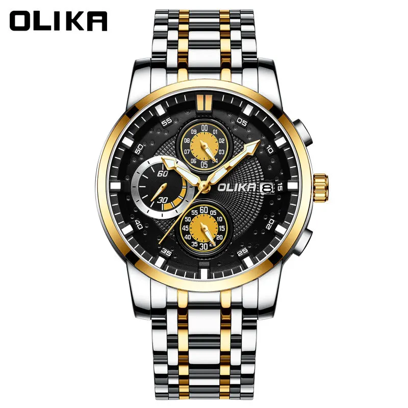 Quartz Watches Men Brand Luxury Men's Watch Waterproof Stainless Steel Silver Gold Male Quartz Wrist Military Watch Creative 
Quartz Watches Men Brand Luxury Men's Watch Waterproof Stainless Steel Silver Gold Male Quartz Wrist Military Watch Creative