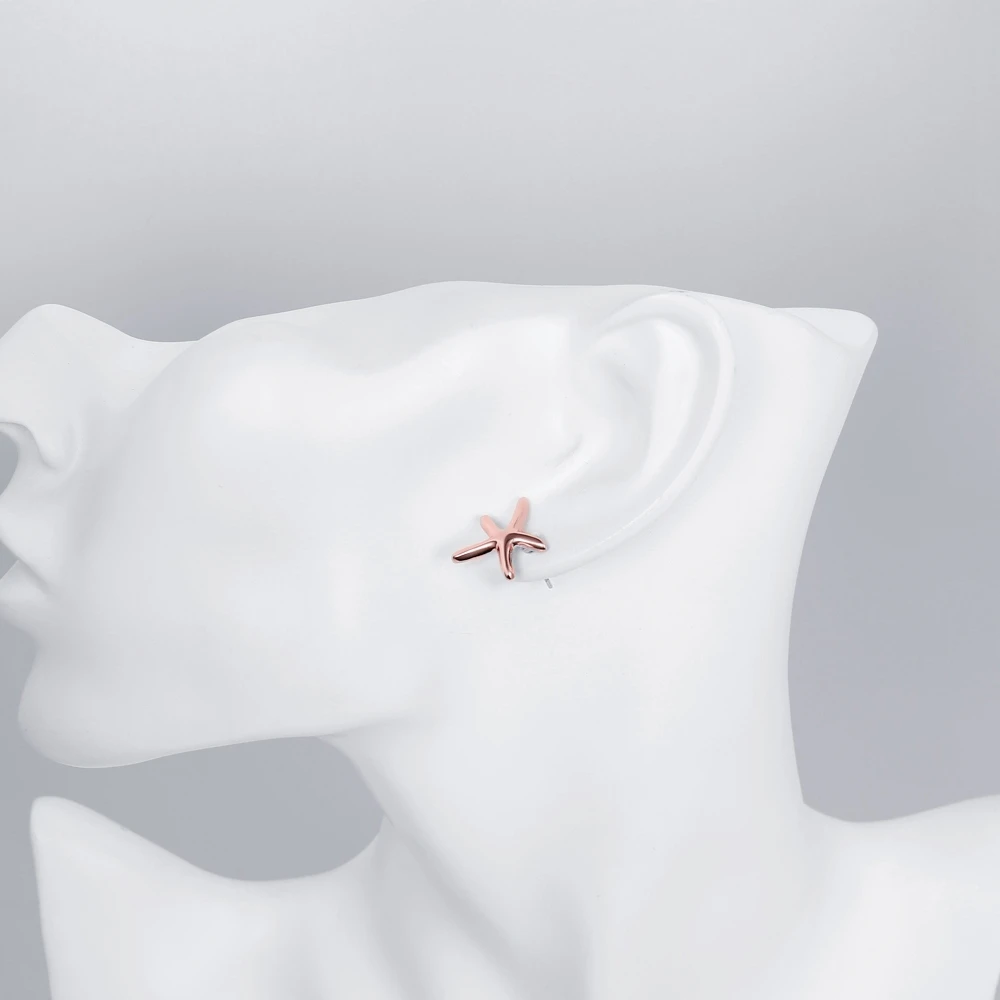 ZEMIOR Rose Gold Starfish Stud Earrings For Women Simple Earring Anniversary Fashion Jewelry Gift Give Girfriend Free Shipping
ZEMIOR Rose Gold Starfish Stud Earrings For Women Simple Earring Anniversary Fashion Jewelry Gift Give Girfriend Free Shipping