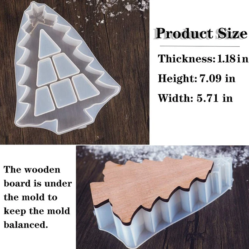 Christmas Tree Silicone Resin Mold, Desktop Decoration Epoxy Resin Casting Mold,Jewelry Storage Box,DIY Crafts
Christmas Tree Silicone Resin Mold, Desktop Decoration Epoxy Resin Casting Mold,Jewelry Storage Box,DIY Crafts