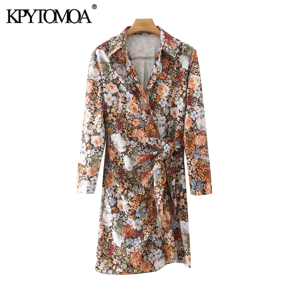 KPYTOMOA Women 2021 Fashion With Bow Tied Floral Print Mini Dress Vintage Long Sleeve Wrap Female Dresses Vestidos Mujer
KPYTOMOA Women 2021 Fashion With Bow Tied Floral Print Mini Dress Vintage Long Sleeve Wrap Female Dresses Vestidos Mujer