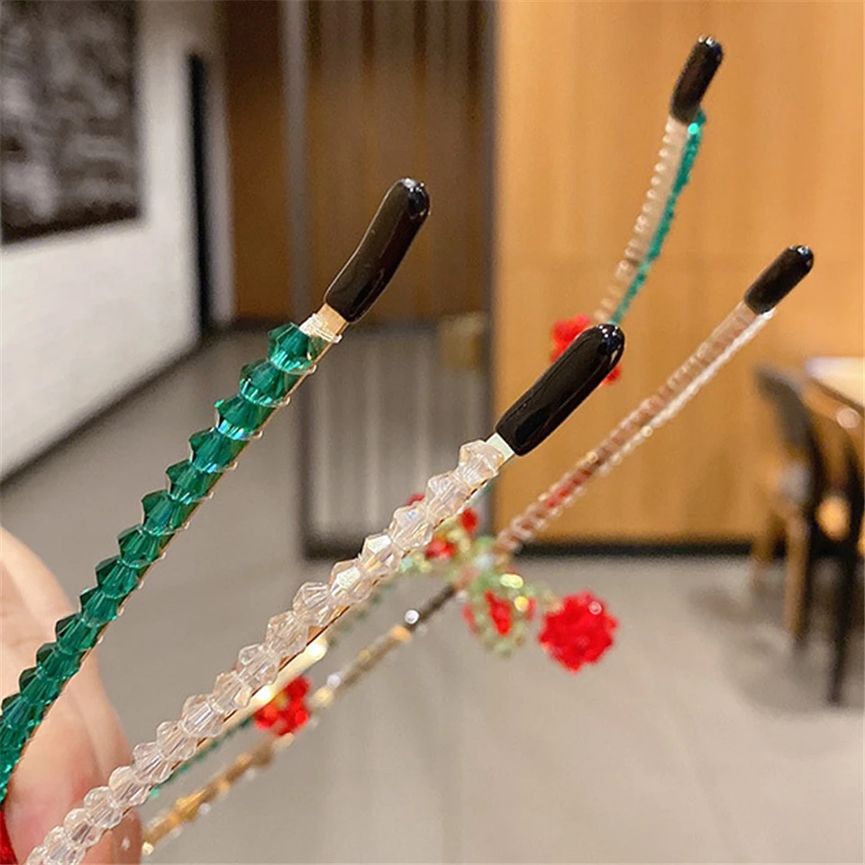 Korean Style Crystal Headbands Flower Hair Hoop Bands Bezel Luxurious Rhinestones Hairbands Women Hair Accessories Headdress 
Korean Style Crystal Headbands Flower Hair Hoop Bands Bezel Luxurious Rhinestones Hairbands Women Hair Accessories Headdress