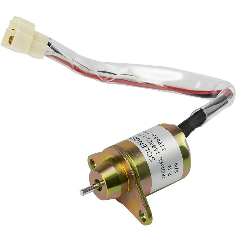 12V New Fuel Shutdown Shut Off Solenoid for Woodward for Yanmar for John Deere Tractor 1503ES-12S5SUC5S SA-5213 119653-77950
12V New Fuel Shutdown Shut Off Solenoid for Woodward for Yanmar for John Deere Tractor 1503ES-12S5SUC5S SA-5213 119653-77950