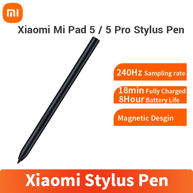 Оригинальный стилус Xiaomi Mi Pad 5 Pro Xiaomi умный карандаш 240 Гц Частота дискретизации магнитная ручка для планшета Mi Pad 5 / 5 Pro Android
Оригинальный стилус Xiaomi Mi Pad 5 Pro Xiaomi умный карандаш 240 Гц Частота дискретизации магнитная ручка для планшета Mi Pad 5 / 5 Pro Android