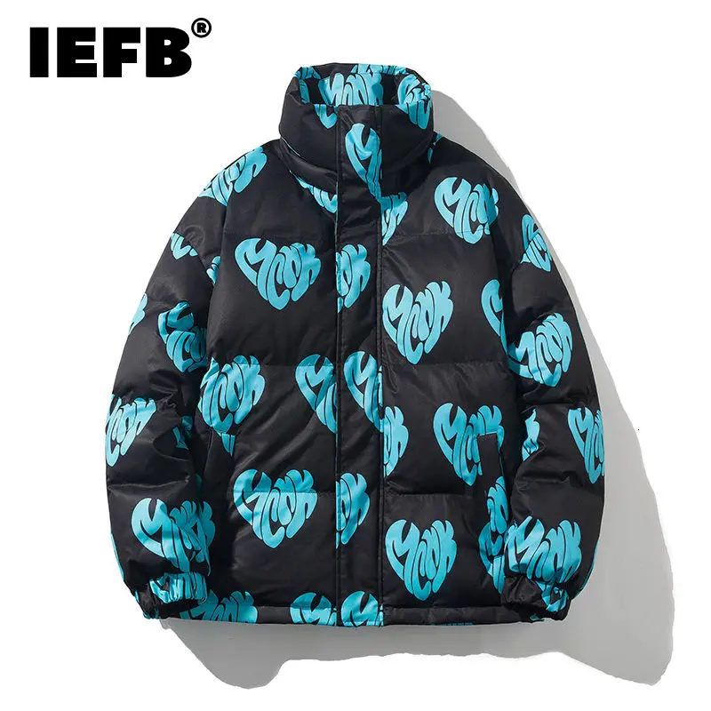 IEFB Menswear Fashion Chic Printed Padded Jacket Men's New Loose Stand Neck Zipper Thickened Coat Tide Winter Cotton Clothing
IEFB Menswear Fashion Chic Printed Padded Jacket Men's New Loose Stand Neck Zipper Thickened Coat Tide Winter Cotton Clothing